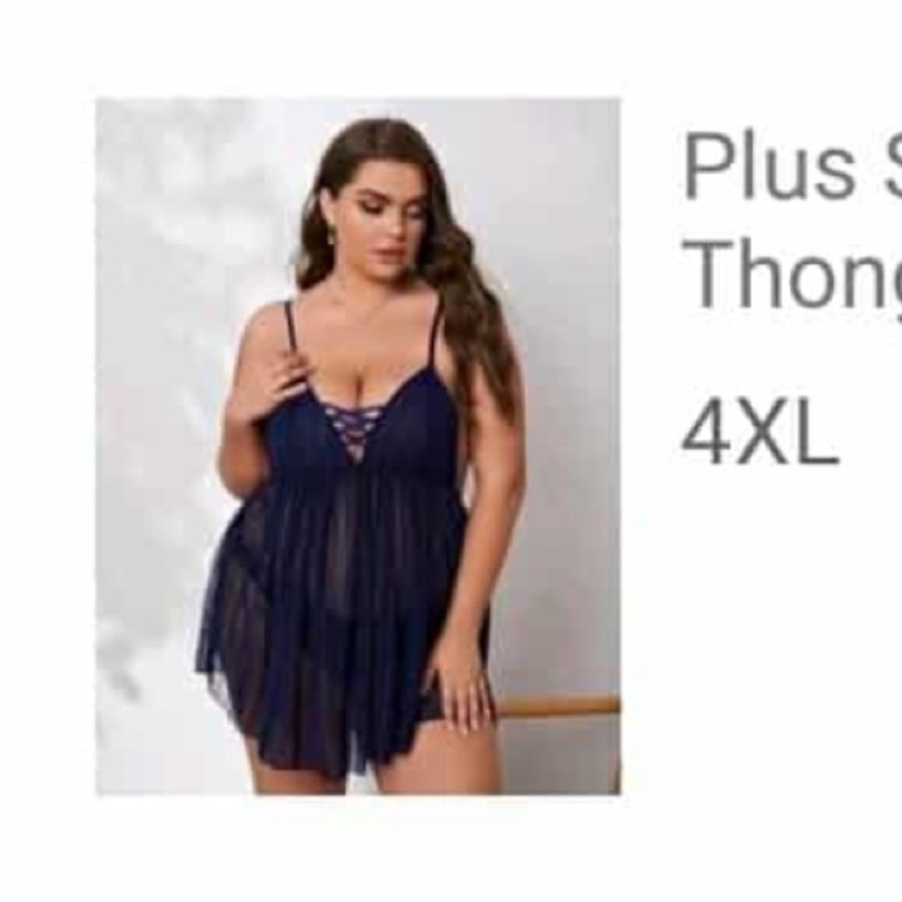 Solid Sheer Mesh Slip Dress